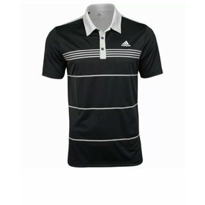 Adidas Climate Black Polo NWT